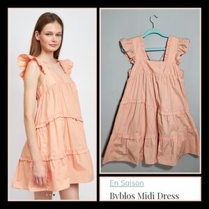 NWT EN SAISON Dress | Size Small | Hyperfeminine and Romantic | Tiered